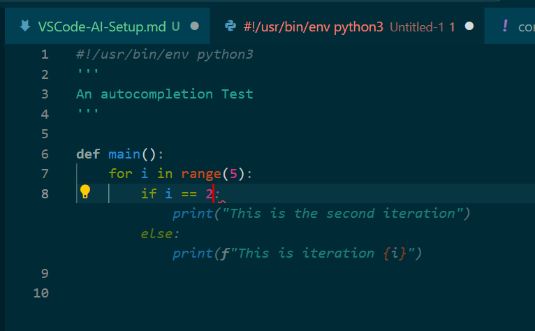 Continue.dev Autocomplete